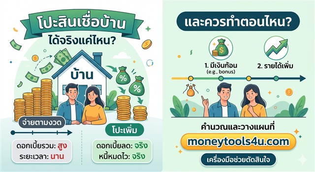 โปะสินเชื่อบ้าน ได้จริงแค่ไหน และควรทำตอนไหน